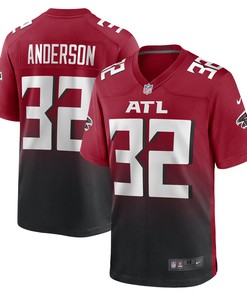 Jamal Anderson Atlanta Falcons Retired Player Alternate Game Jersey - Red Nfl - Robokeg