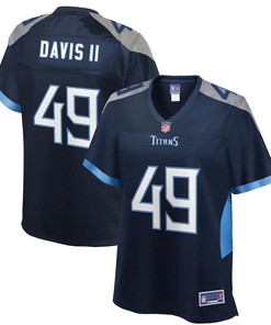 Jamal Davis Ii Tennessee Titans Nfl Pro Line Womens Team Player Jersey - Navy - Robokeg