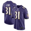 Jamal Lewis Baltimore Ravens Retired Player Game Jersey - Purple Nfl - Robokeg