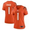 Jamarr Chase Cincinnati Bengals Womens Game Jersey - Orange Nfl - Robokeg