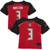 Jameis Winston 3 Tampa Bay Buccaneers Nike Infant Team Color Game Jersey - Red - Robokeg
