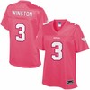 Jameis Winston Tampa Bay Buccaneers Nfl Pro Line Womens Fashion Jersey - Pink - Robokeg