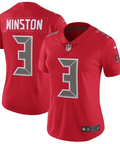 Jameis Winston Tampa Bay Buccaneers Womens Finished Color Rush Limited Jersey - Red Nfl - Robokeg