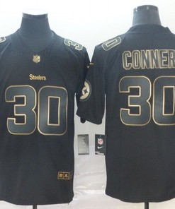James Conner #30 Pittsburgh Steelers Nfl Explosion Legendary Gold Black Jersey - Robokeg