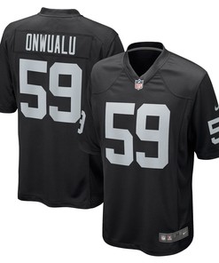 James Onwualu Las Vegas Raiders Game Jersey - Black Nfl - Robokeg