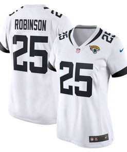 James Robinson Jacksonville Jaguars Womens Game Jersey - White Nfl - Robokeg