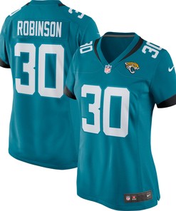 James Robinson Jacksonville Jaguars Womens Player Game Team Jersey - Teal Nfl - Robokeg