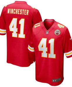 James Winchester Kansas City Chiefs Game Jersey - Red Nfl - Robokeg