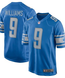 Jameson Williams Detroit Lions 2022 Nfl Draft First Round Pick Player Game Jersey - Blue - Robokeg