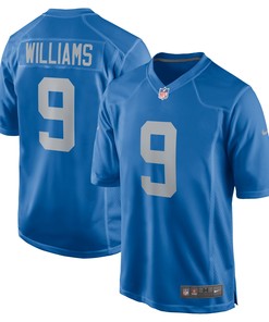 Jameson Williams Detroit Lions Player Game Jersey - Blue Nfl - Robokeg