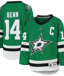Jamie Benn Dallas Stars Home Replica Player Jersey - Kelly Green Nhl - Robokeg