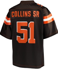 Jamie Collins Cleveland Browns Nfl Pro Line Player Jersey - Brown - Robokeg