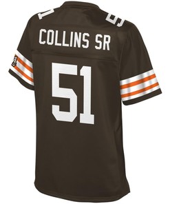 Jamie Collins Cleveland Browns Nfl Pro Line Womens Historic Logo Player Jersey - Brown - Robokeg