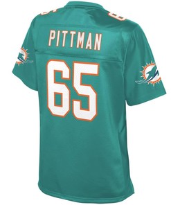 Jamiyus Pittman Miami Dolphins Nfl Pro Line Womens Player Jersey - Aqua - Robokeg