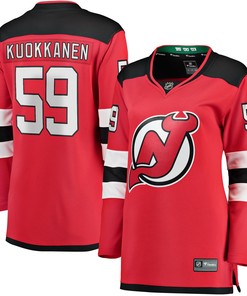 Janne Kuokkanen New Jersey Devils Fanatics Branded Womens Home Breakaway Player Jersey - Red Nhl - Robokeg