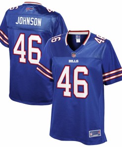 Jaquan Johnson Buffalo Bills Nfl Pro Line Womens Player Jersey - Royal - Robokeg