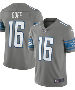 Jared Goff Detroit Lions Alternate Vapor Limited Jersey Steel Nfl - Robokeg