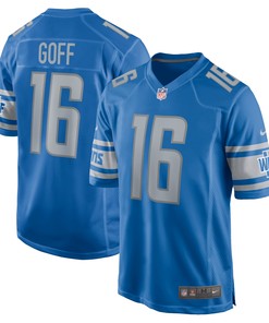 Jared Goff Detroit Lions Game Jersey - Blue Nfl - Robokeg