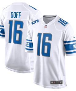 Jared Goff Detroit Lions Game Jersey - White Nfl - Robokeg