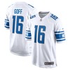 Jared Goff Detroit Lions Team Game Jersey - White Nfl - Robokeg