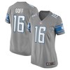Jared Goff Detroit Lions Womens Game Jersey Silver Nfl - Robokeg