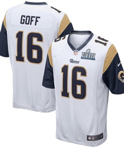 Jared Goff Los Angeles Rams Nike Super Bowl Liii Bound Game Jersey - White - Robokeg