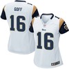 Jared Goff Los Angeles Rams Nike Womens Game Jersey - White - Robokeg