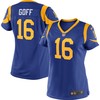Jared Goff Los Angeles Rams Nike Womens Player Game Jersey - Royal - Robokeg