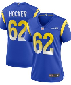 Jared Hocker Los Angeles Rams Womens Game Jersey - Royal Nfl - Robokeg