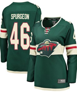 Jared Spurgeon Minnesota Wild Fanatics Branded Womens Breakaway Player Jersey - Green Nhl - Robokeg