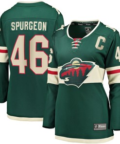 Jared Spurgeon Minnesota Wild Womens Home Breakaway Player Jersey - Green Nhl - Robokeg