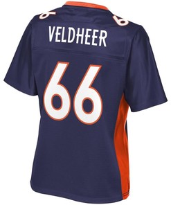 Jared Veldheer Denver Broncos Nfl Pro Line Womens Alternate Player Jersey - Navy - Robokeg