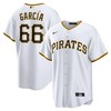 Jarlín García 66 Pittsburgh Pirates Home Men Jersey - White - Robokeg