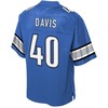 Jarrad Davis Detroit Lions Nfl Pro Line Historic Logo Player Jersey - Blue - Robokeg