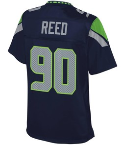 Jarran Reed Seattle Seahawks Nfl Pro Line Womens Player Jersey - College Navy - Robokeg