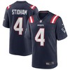 Jarrett Stidham New England Patriots Game Jersey - Navy Nfl - Robokeg