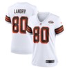 Jarvis Landry Cleveland Browns Womens 1946 Collection Alternate Game Jersey - White Nfl - Robokeg