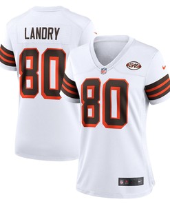 Jarvis Landry Cleveland Browns Womens 1946 Collection Alternate Game Jersey - White Nfl - Robokeg