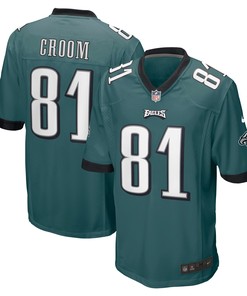 Jason Croom Philadelphia Eagles Game Jersey - Midnight Green Nfl - Robokeg