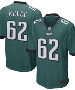 Jason Kelce Philadelphia Eagles Game Jersey - Midnight Green Nfl - Robokeg