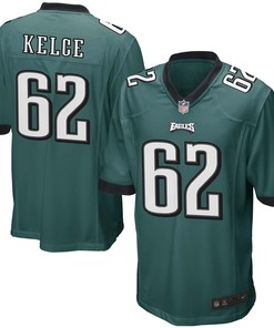 Jason Kelce Philadelphia Eagles Youth Nike Team Color Game Jersey - Green - Robokeg