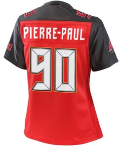 Jason Pierre-paul Tampa Bay Buccaneers Nfl Pro Line Womens Team Player Jersey - Red - Robokeg