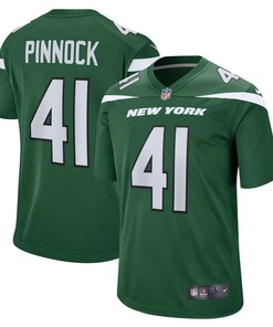 Jason Pinnock New York Jets Game Jersey - Gotham Green Nfl - Robokeg