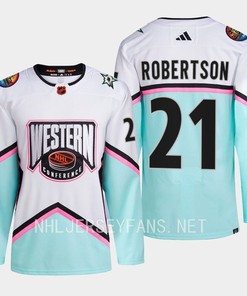 Jason Robertson 21 Stars 2023 All-Star Western Conference White Jersey - Robokeg