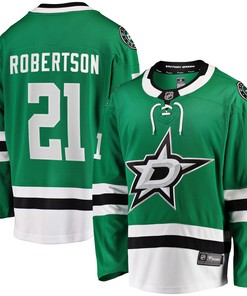Jason Robertson Dallas Stars Fanatics Branded 2017/18 Home Breakaway Replica Jersey - Kelly Green Nhl - Robokeg