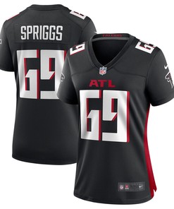 Jason Spriggs Atlanta Falcons Womens Game Jersey - Black Nfl - Robokeg