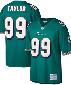 Jason Taylor Miami Dolphins Mitchell & Ness 2006 Legacy Replica Jersey - Aqua Nfl - Robokeg