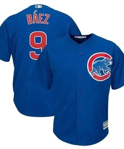 Javier Baez Chicago Cubs Big And Tall Cool Base Player Jersey - Royal - Robokeg