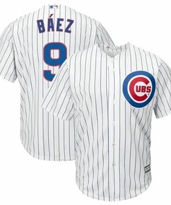 Javier Baez Chicago Cubs Big And Tall Cool Base Player Jersey - White - Robokeg