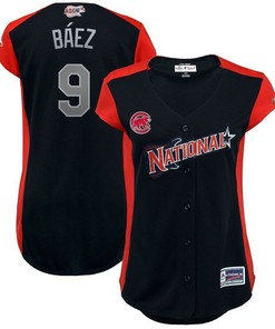 Javier B?ez National League Majestic Womens 2019 Mlb All-star Game Workout Player Jersey Navy 2019 - Robokeg